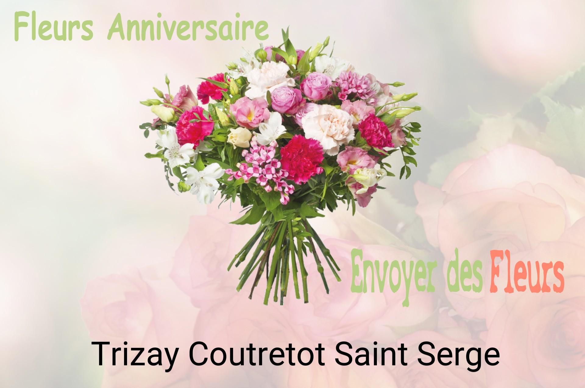 Bouquet de fleurs d’anniversaire livré à Trizay-Coutretot-Saint-Serge